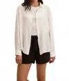Velvet By Graham & Spencer Sisi Linen Shirt In White In Neutral