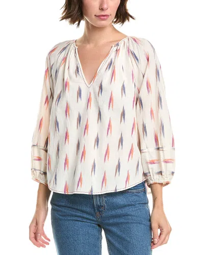 Velvet By Graham & Spencer Skye Top In White