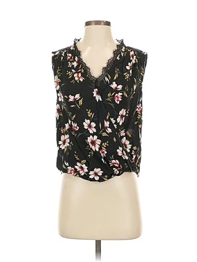 Pre-owned Velvet By Graham & Spencer Sleeveless Blouse In Black