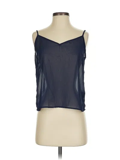 Pre-owned Velvet By Graham & Spencer Sleeveless Blouse In Blue
