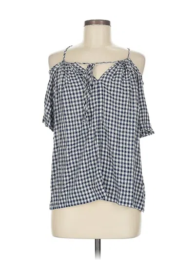 Pre-owned Velvet By Graham & Spencer Sleeveless Blouse In Blue