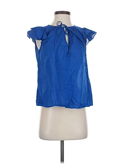 Velvet By Graham & Spencer Sleeveless Blouse In Blue