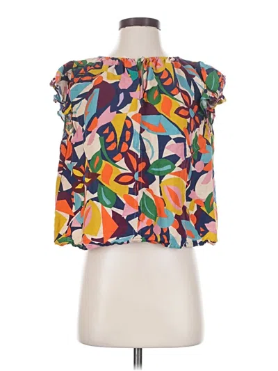 Pre-owned Velvet By Graham & Spencer Sleeveless Blouse In Orange