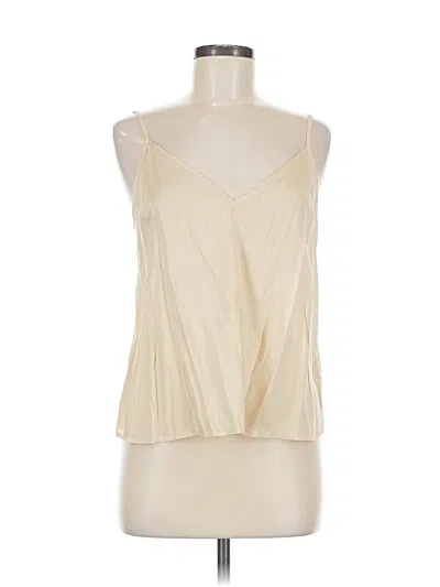 Pre-owned Velvet By Graham & Spencer Sleeveless Blouse In White