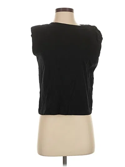 Pre-owned Velvet By Graham & Spencer Sleeveless T-shirt In Black