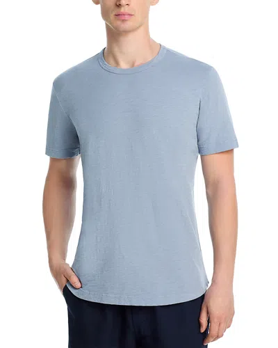 Velvet By Graham & Spencer Slub Knit Regular Fit Tee In Blue