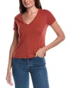 Velvet By Graham & Spencer Slub Top In Multi