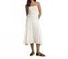 Velvet By Graham & Spencer Sonia Dress In Parchment In White