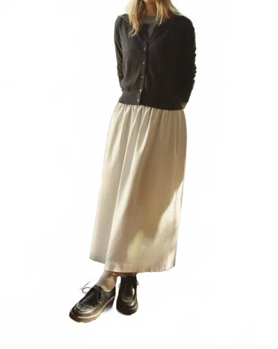 Velvet By Graham & Spencer Sophia Skirt In Off White In Neutral