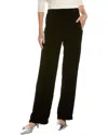 Velvet By Graham & Spencer Sorine Velvet Silk-blend Pant In Black