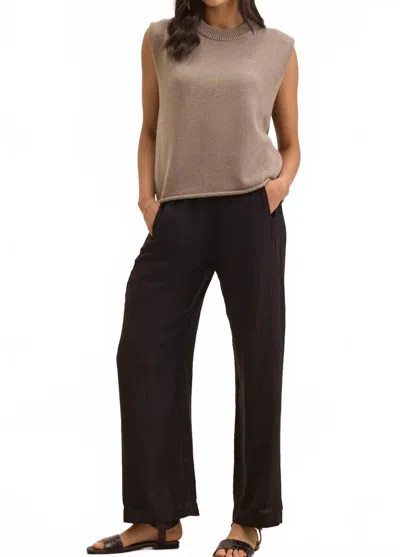 Velvet By Graham & Spencer Stephanie Wide Leg Pants In Black