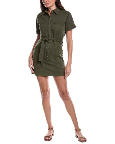 Velvet By Graham & Spencer Stretch Utility Dress In Green