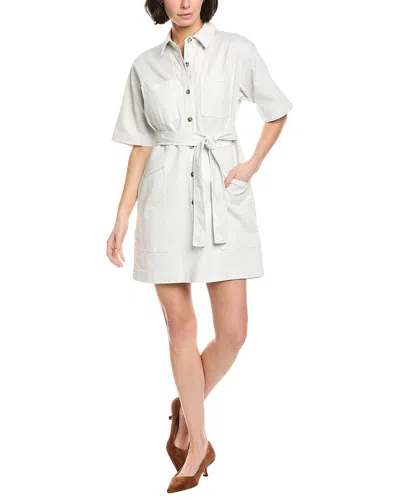 Velvet By Graham & Spencer Stretch Utility Dress In White