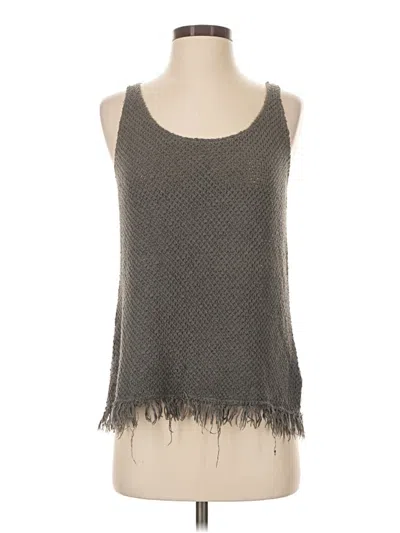Pre-owned Velvet By Graham & Spencer Sweater Vest In Gray