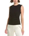 Velvet By Graham & Spencer Tabbi Top In Black