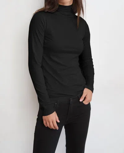 Velvet By Graham & Spencer Talisia Gauzy Whisper Classics Top In Black