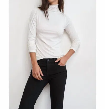 Velvet By Graham & Spencer Talisia Gauzy Whisper Classics Top In White