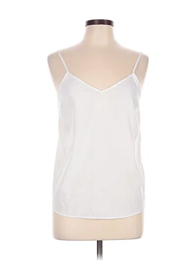Pre-owned Velvet By Graham & Spencer Tank Top White Strapless Neckline Tops