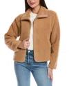 Velvet By Graham & Spencer Teddy Jacket In Brown
