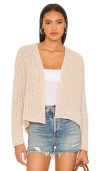 Velvet By Graham & Spencer Terrah Cardigan In Beige