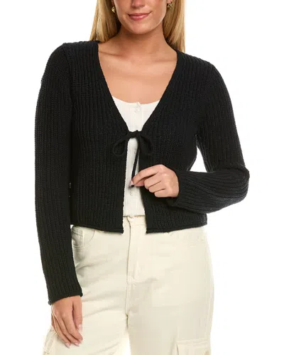 Velvet By Graham & Spencer Thalia Cardigan In Black