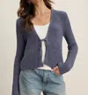 Velvet By Graham & Spencer Thalia Cardigan In Atlas In Blue