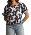 Velvet By Graham & Spencer Velvet Delilah Blouse In Asul In Multi