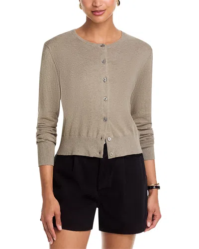 Velvet By Graham & Spencer Violette Cardigan In Gray