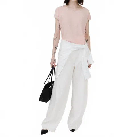 Velvet By Graham & Spencer Vivienne Scoop Top In Ballet In Pink