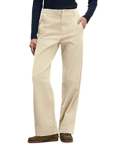 Velvet By Graham & Spencer Wide Leg Chino Pants In White
