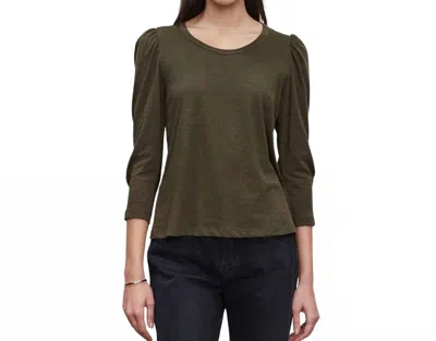 Velvet By Graham & Spencer Wilda Top In Thicket In Green