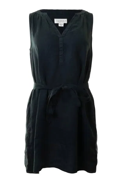Velvet By Graham & Spencer Women's Adriana Mini Dress In Shadow In Black