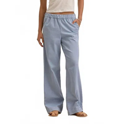 Velvet By Graham & Spencer Women's Naya Wide Leg Pant In Blue Haze