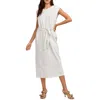Velvet By Graham & Spencer Womens Ribbed Knit Calf Midi Dress