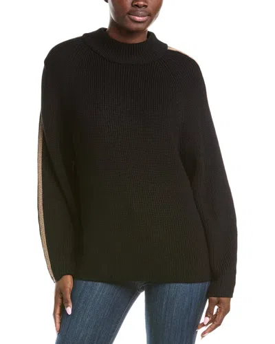 Velvet By Graham & Spencer Wool-blend Sweater In Black