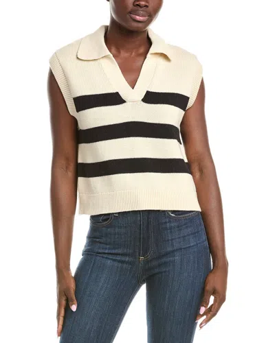 Velvet By Graham & Spencer Teagan Wool-blend Sweater In Neutral