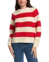 Velvet By Graham & Spencer Wool-blend Sweater In Red