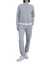 Velvet By Graham & Spencer Zuma Sweatpants In Heather Grey In Gray