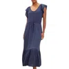 Velvet By Graham & Spencer Adalyn Dress In Cadet In Blue