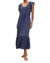 Velvet By Graham & Spencer Adalyn Dress In Cadet In Blue
