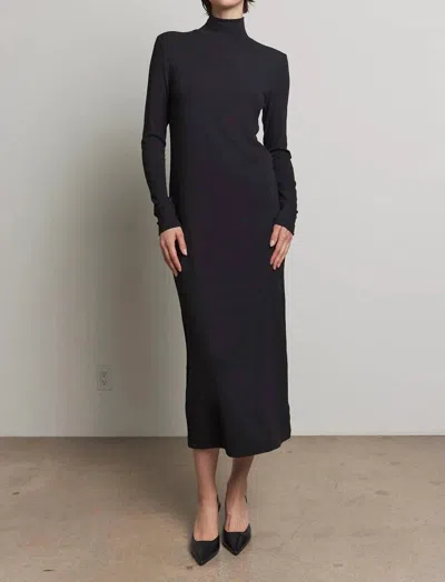 Velvet By Graham & Spencer Agoura Dress In Vintage Black