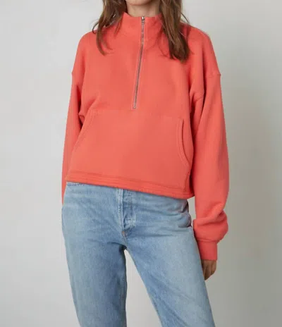 Velvet By Graham & Spencer Ali Top In "femme" Orange In Multi