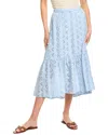 Velvet By Graham & Spencer Amelia Long Skirt In Island
