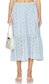 Velvet By Graham & Spencer Amelia Long Skirt In Island In Island