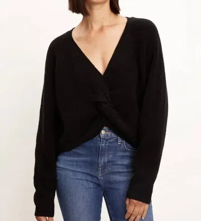 Velvet By Graham & Spencer Caitlyn Sweater In Black