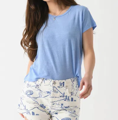 Velvet By Graham & Spencer Casey Tee In Chill In Multi
