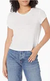 VELVET BY GRAHAM & SPENCER CASEY TOP IN WHITE