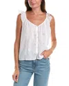 Velvet By Graham & Spencer Coco Top In White