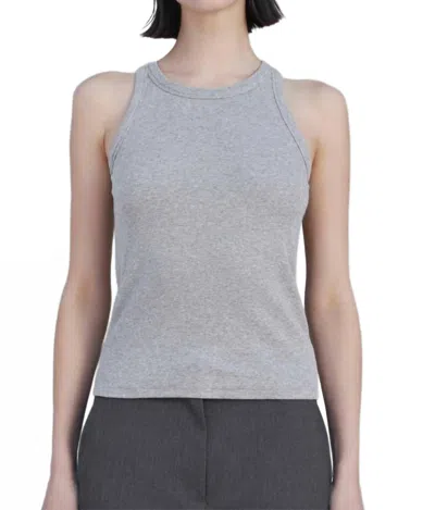Velvet By Graham & Spencer Cruz Tank Top In Heather Grey