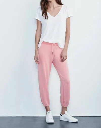 Velvet By Graham & Spencer Della Luxe Modal Jogger Pants In Pink